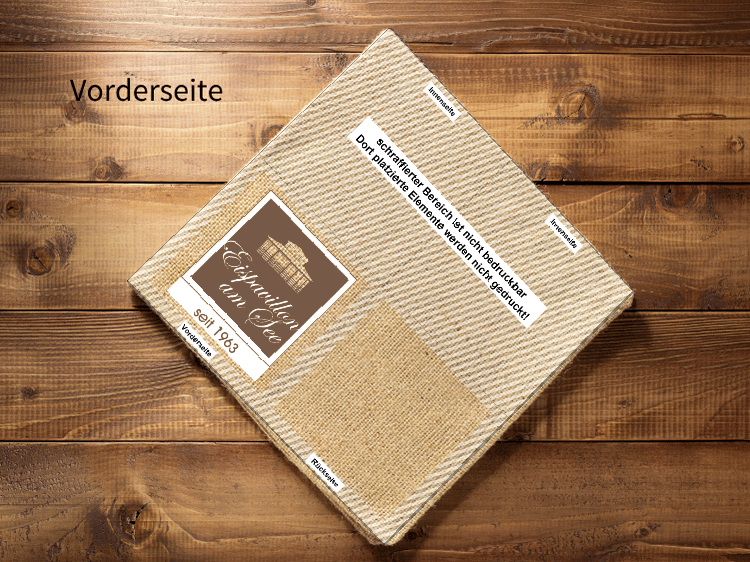 Serviette Linclass Premium 1/4 Falz, weiß